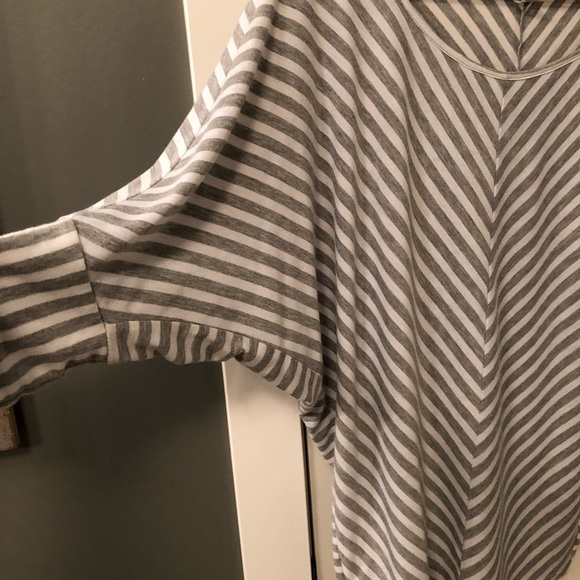 Grey Striped Top - Picture 2 of 2